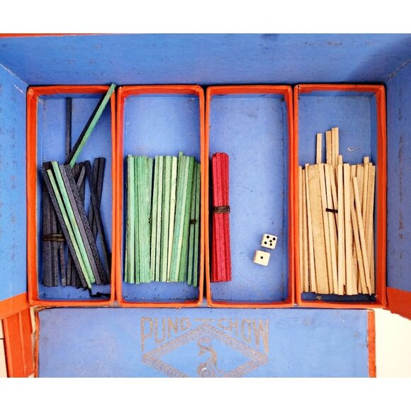 1923 Pung Chow Early Mah Jong Tile Game Complete Antique Educator Set BRDGMS - Picture 9 of 9